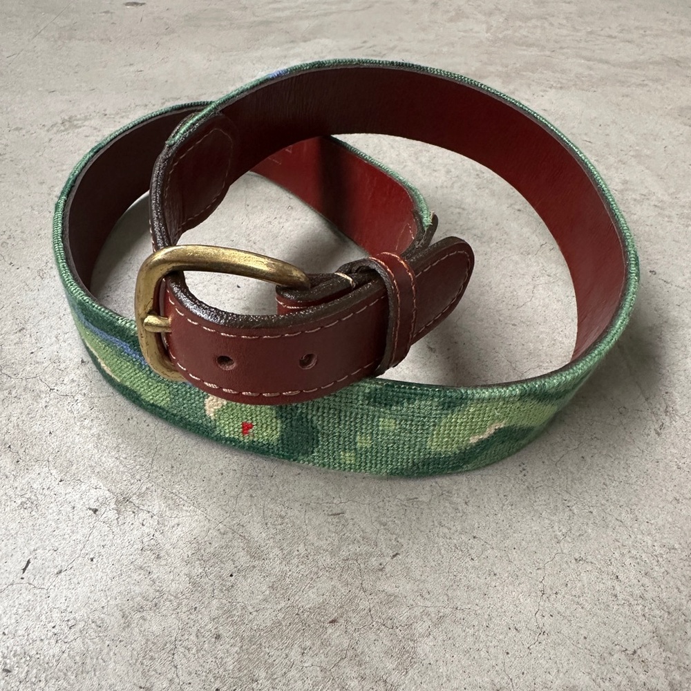 Men's Brown Leather Belt